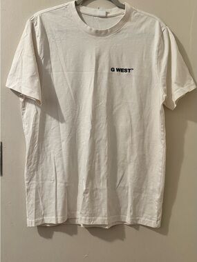 G-West Men’s Oversized White Skull Tee